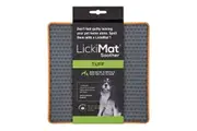 Tuff Orange Soother Lickimat for Dogs & Puppies Oral Health