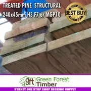 TREATED PINE STRUCTURAL 240x45mm H3 F7 or MGP10