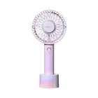 [2024 Model] Francfranc FRAIS Handy Fan Aurora Purple Portable fan USB Type-C