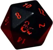 Dungeons and Dragons Heavy Metal D20 2 Dice Set
