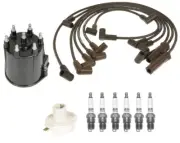 ACDelco Ignition Kit Distributor Rotor Cap Wire & Spark Plugs For GMC Jimmy V6