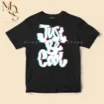 PLAY HARD T 恤男士時尚上衣聲明 T 恤 JUST BE COOL 襯衫圖案 T 恤 MY ONLY SHOP