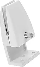 FIXOSHEE 1 Set Adjustable Shaped Screen Partition Clamp for Desk Privacy Alloy Divider Support Clip for Office Home and School Use