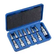 H2 - H14 Hex Bit Socket Set, S2 Bits & CR-V Sockets (For Hand Use Only) 13-Piece