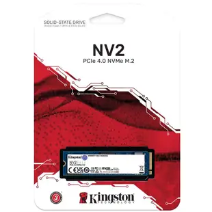 Kingston 金士頓 NV2 250G 500G 1TB 2TB Gen4 PCIe 4.0 M.2 SSD固態硬碟