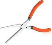 SPEEDWOX Long Flat Nose Pliers - 7.5 Inch Smooth Jaw Pliers for Jewelry Making, Hard to Reach Spaces, Wire Straightening