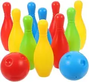 DECOMELODY Educational Bowling Game Kit Boys and Girls Mini Bowling Set 1 Set Boys and Girls Sports Toys