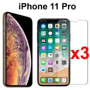 x3 Anti-scratch 4H PET film screen protector guard for Apple iphone 11 PRO front
