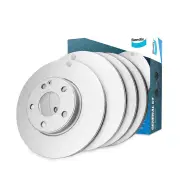 Bendix Front + Rear GCT Brake Rotors for Subaru Outback BS 2.5L 15-On F 296.5mm