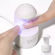 Mini UV Light for Gel Nails Small Nail Cure Light Eggshell LED Nail Lamp