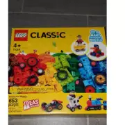 LEGO Classic Bricks and Wheels 11014 Building Kit New 2021 653pcs