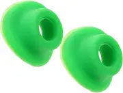 2pcs Motorcycle Mud Gasket Air Valve Seal Durable Silicone Valve Protector for All Motorcycle Brands Reliable Mud Washer Green Color Versatile Fit Model