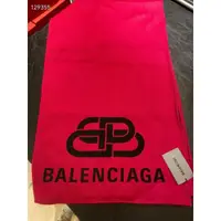 在飛比找蝦皮購物優惠-二手真品Balenciaga 圍巾