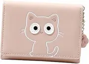 [WESIEVYA] Cute Coin Purse Small Wallet for Women Card Holder Id Card Bag Zipper Design Coin Container Lightweight Pu Material