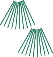 uxcell 10mm Binding Bars, 20 Pcs Plastic Binding Bars Slide Grip 70 Sheets Capacity A4 Binding Bars for Report Cover Office Study, Green