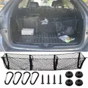 3 Pocket Rear Trunk Envelope Style Mesh Cargo Net Organizer For Subaru Outback