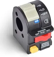 Handlebar Headlight Switch,Light Kill Stop Switch for Without Engine Start