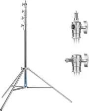 Portable 13ft Photography Light Stand with 1/4” to 3/8” Adapter - Durable Design