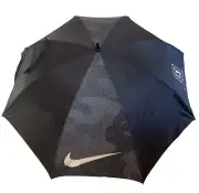 NEW! 2015 NIKE 62" "TPC LAS VEGAS" Logo Windsheer Umbrella Golf Black-N90451
