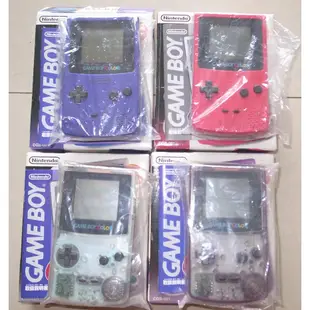 日本原裝任天堂 彩色GAME BOY主機 GBC盒書全 GAMEBOY遊戲機