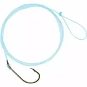 (24-6/pk)-SouthBend Size 1/0 Fresh Water Baitholder Snelled Hooks. Model: SBH1/0