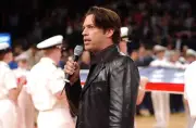 Harry Connick Jr Performs "America The Beautiful" prior to the game Old Photo 3