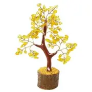 Natural Citrine 100 Chips Crystal Tree Of Life Christmas Tree Bonsai Money Tree