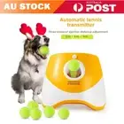 Auto Dog Ball Launcher Thrower Automatic Tennis Fetch Throwing Machine 6 Balls-A