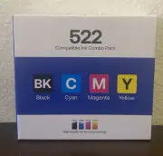 522 High Capacity Compatible Refill Ink Bottle Replacement for Epson 522 Ink ...