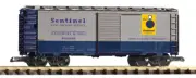 PIKO G 38879 B&O SENTINEL STEEL BOXCAR (G-SCALE)