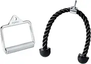 Amazon Basics Weight Machine Accessories Cable Bar Handle Rope