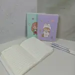 LINE BOOK NOTEBOOK A6 小線筆記本 SCRAPBOOK MINI 日記本可愛人物塑料封面筆記本