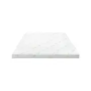 Bedra Memory Foam Mattress Topper Cool Gel Bamboo Cover 7-zone 8cm Single