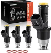A-Premium Fuel Injectors Compatible with Honda CR-V 2010-2011, Civic 2013-2015, Accord 2008-2012 & Acura TSX 2009-2014, ILX 2013-2015, L4 2.4L, Gas, Set of 4