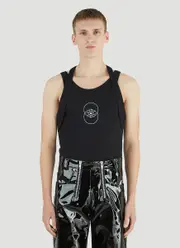 Arda Organic-Cotton Tank Top L Black