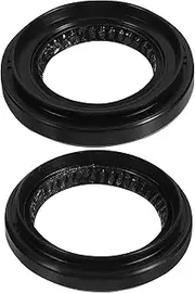 iplusmile 1pair Crankshaft Oil Seal Kit Durable Automotive Oil Gasket Seals for Transmission Shaft Material Compatible Various Car Models Easy Installation Prevents
