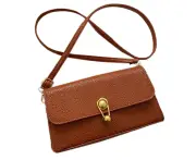 brown*Crossbody Bag for Women,Cell Phone Purse Women's Shoulder Handbags Wallet Purse with Credit Card