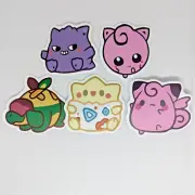 Pokemon Kawaii Chibi Waterproof Stickers The Cute Troublemakers Set (5 Stickers)