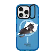 iPhone 16 Pro Impact Ring Stand Case MagSafe Compatible Life after work by Moonaries illo