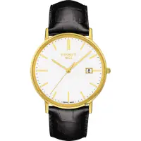 在飛比找Yahoo奇摩購物中心優惠-TISSOT 天梭 官方授權 18K金 Goldrun 石英