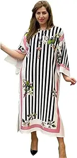 [Bewellan] African Dresses for Women Fashion Clothing Africa Dress Robe Africaine Dashiki Casual African Clothes Femme Kaftan 2022 Pink XL