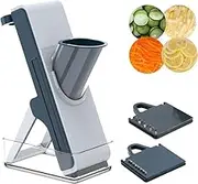 Acaiciee Safe Mandoline Slicer for Kitchen, Kitchen Food Slicer, Potato Slicer, French Fry Cutter Julienne Dicer for Vegetables, Professional 3 in 1 Veggie Food Chopper