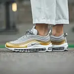 NIKE W AIR MAX 97 METALLIC GOLD 白 金 銀 子彈 皮革 氣墊 AQ4137-001 女鞋