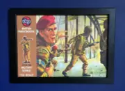 Airfix 1/32 Scale British Paratroops Brown Box 1972 Framed A4 Size Poster Sign