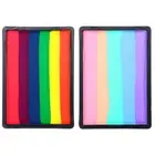 Bowitzki 2 pack Split Cakes Face Paint Unicorn Stage Makeup Rainbow Face Paint