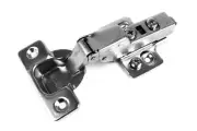 Berta Half Overlay Soft Closing Frameless Cabinet Hinges (2 Pack)