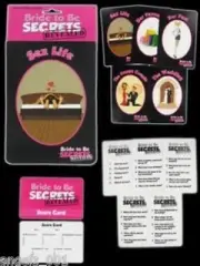 BRIDE TO BE SECRETS REVEALED GAME HENS NIGHT BRAND NEW IN PACK
