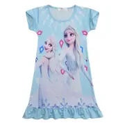 Frozen 2 clothing 2023 new girls' dress children's home service pajamas nightdress skirt 3117 110cm