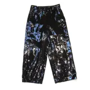 NWT Theory Relax Straight Ankle Crop in Black Allover Sequin Pants 2 $395