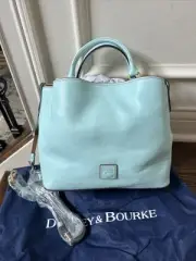 Dooney & Bourke Florentine Small Brenna Bag Purse Pale Blue NWT
